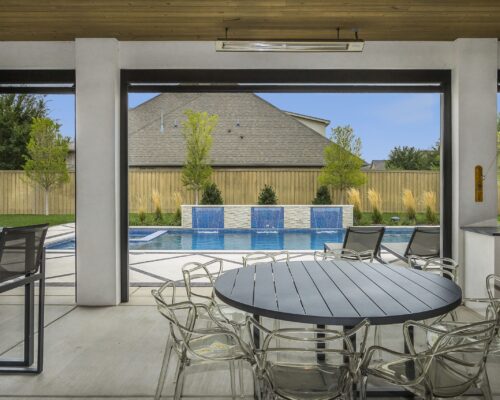 Krause Pool Water Fall Patio